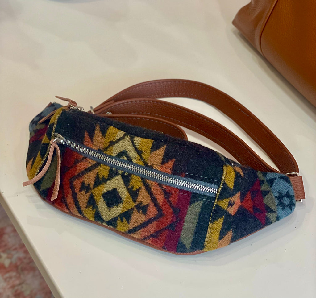 Fanny Pack Pendleton and Leather