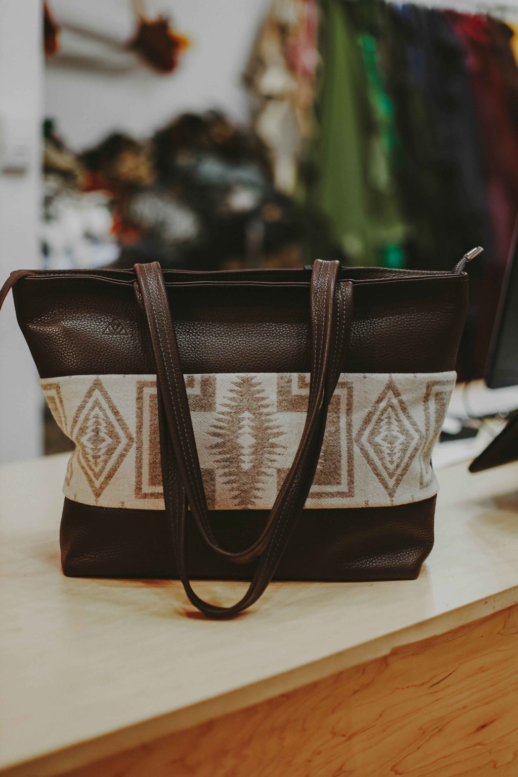 Tongass Tote Pendleton and Leather