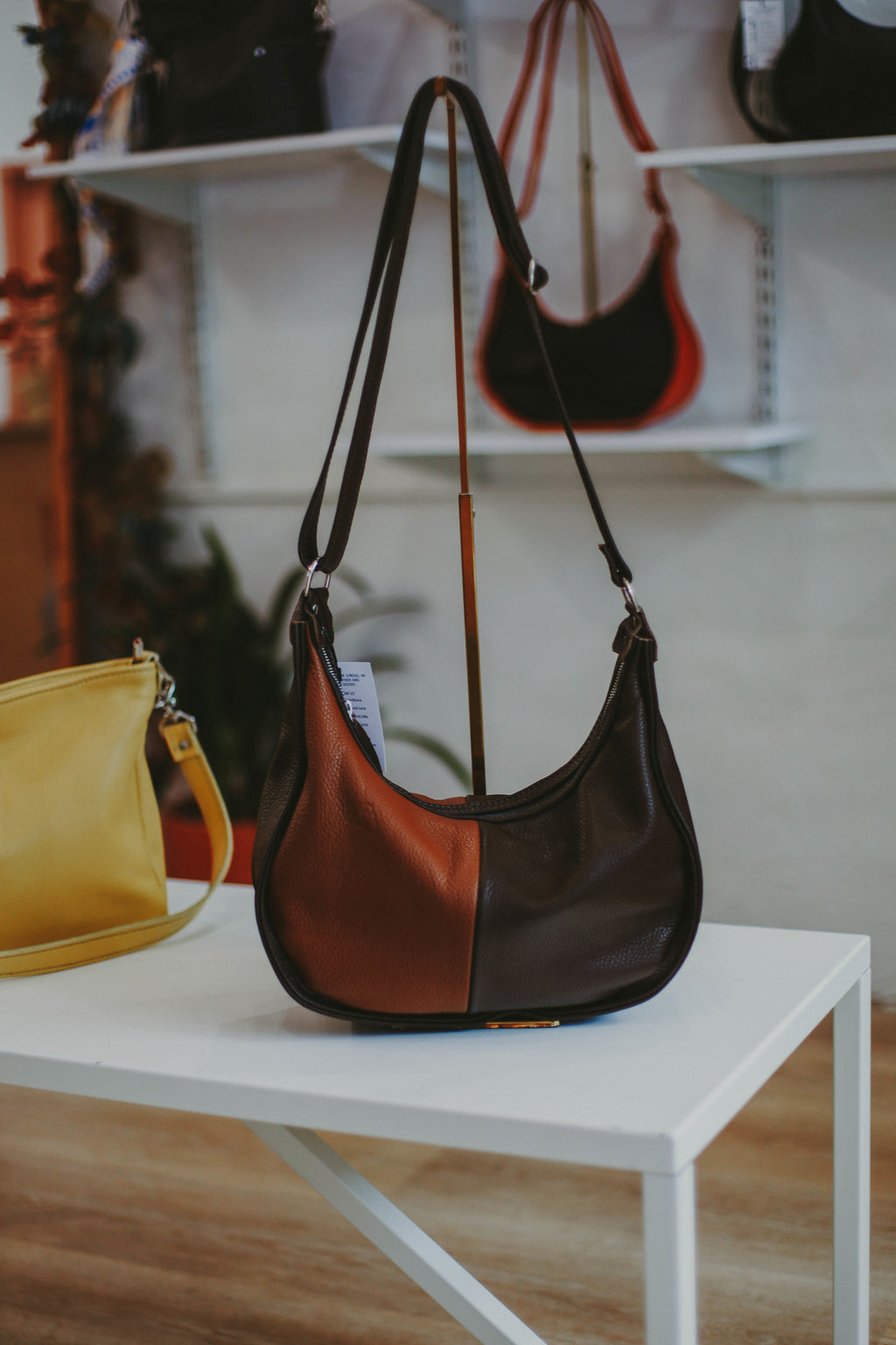 Two Toned Large Luna Bag