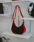 Black Lambskin Regular Luna Bag